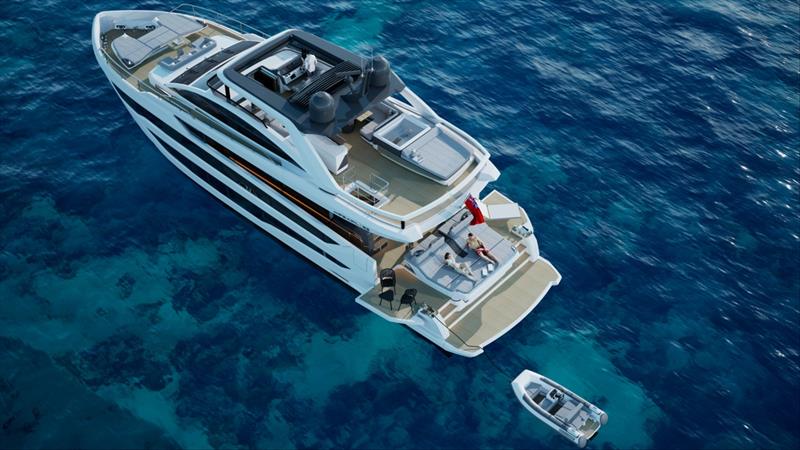 We are pleased to announce the all new Groundbreaking Pearl 82 FLY