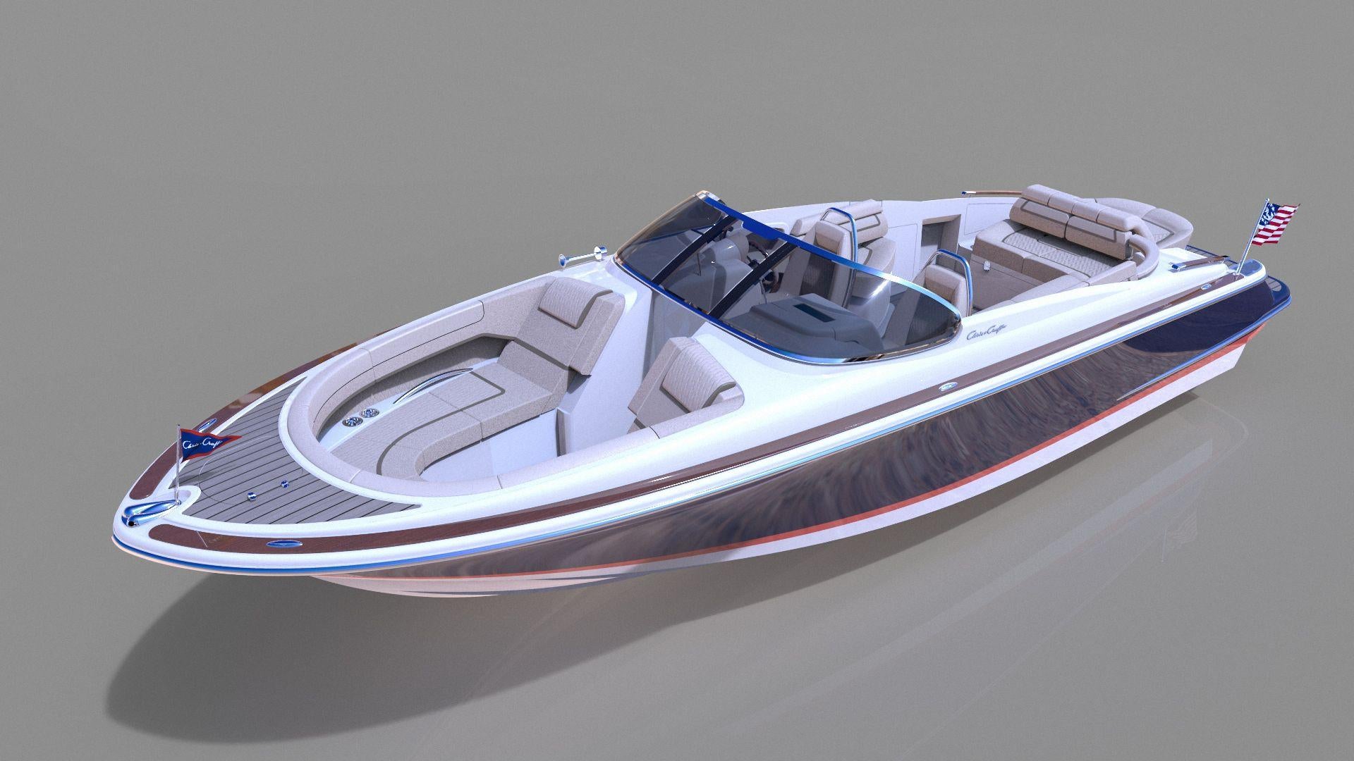 Chris Craft Launch 28 GT outboard