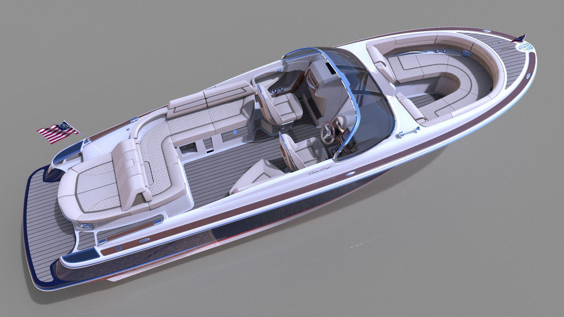 Chris Craft Launch 28 GT outboard