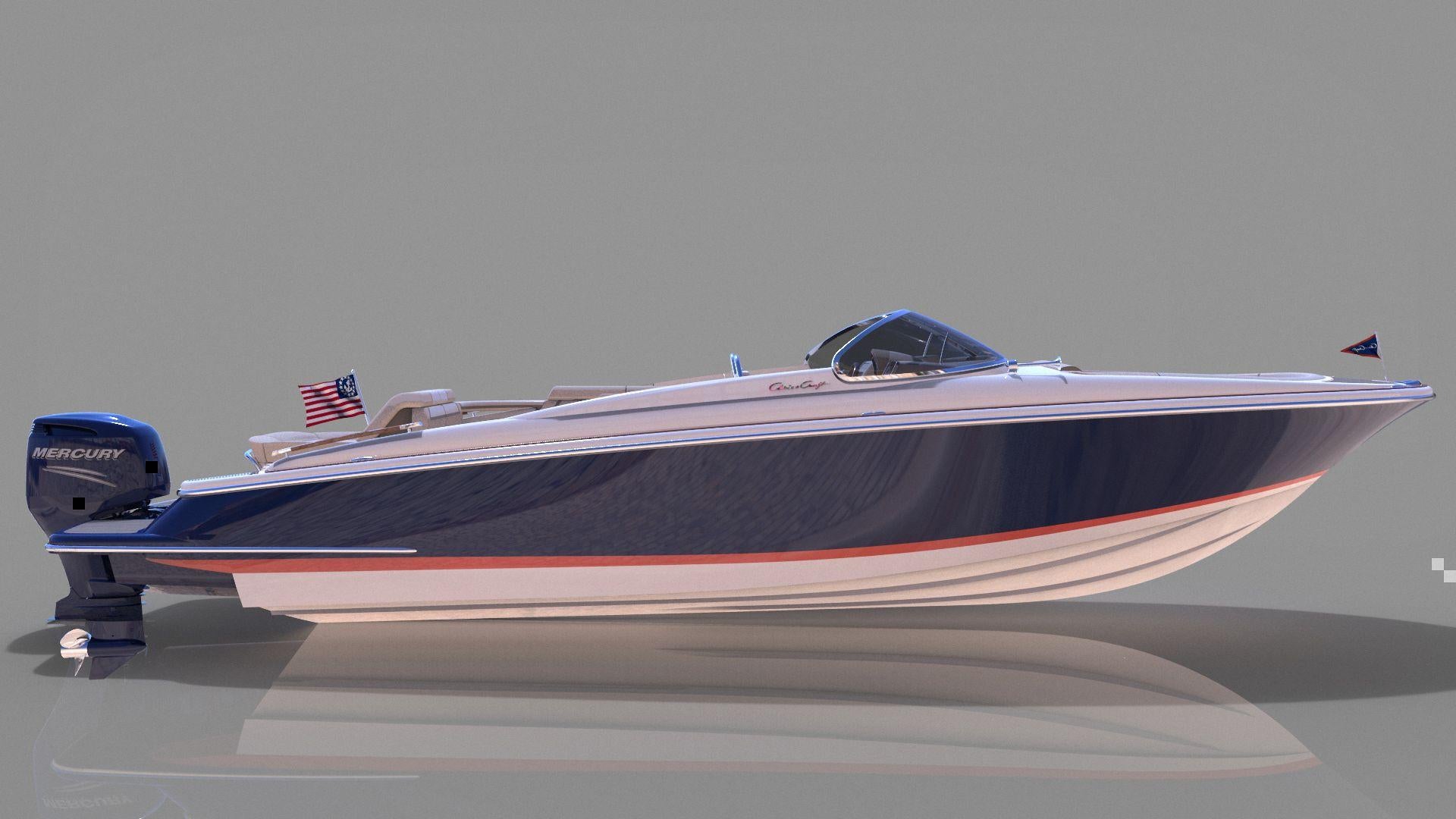 Chris Craft Launch 28 GT outboard
