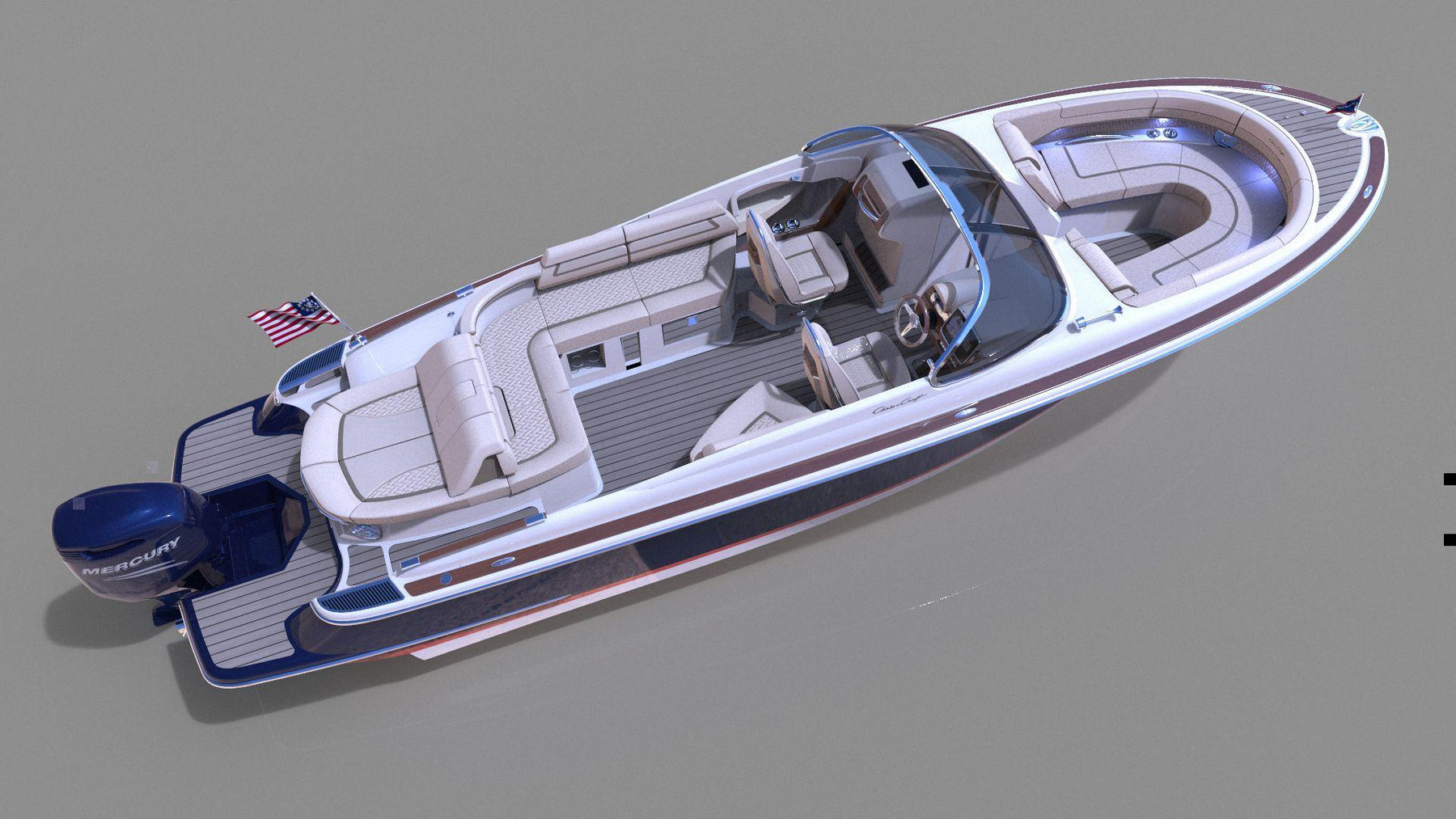 Chris Craft Launch 28 GT outboard