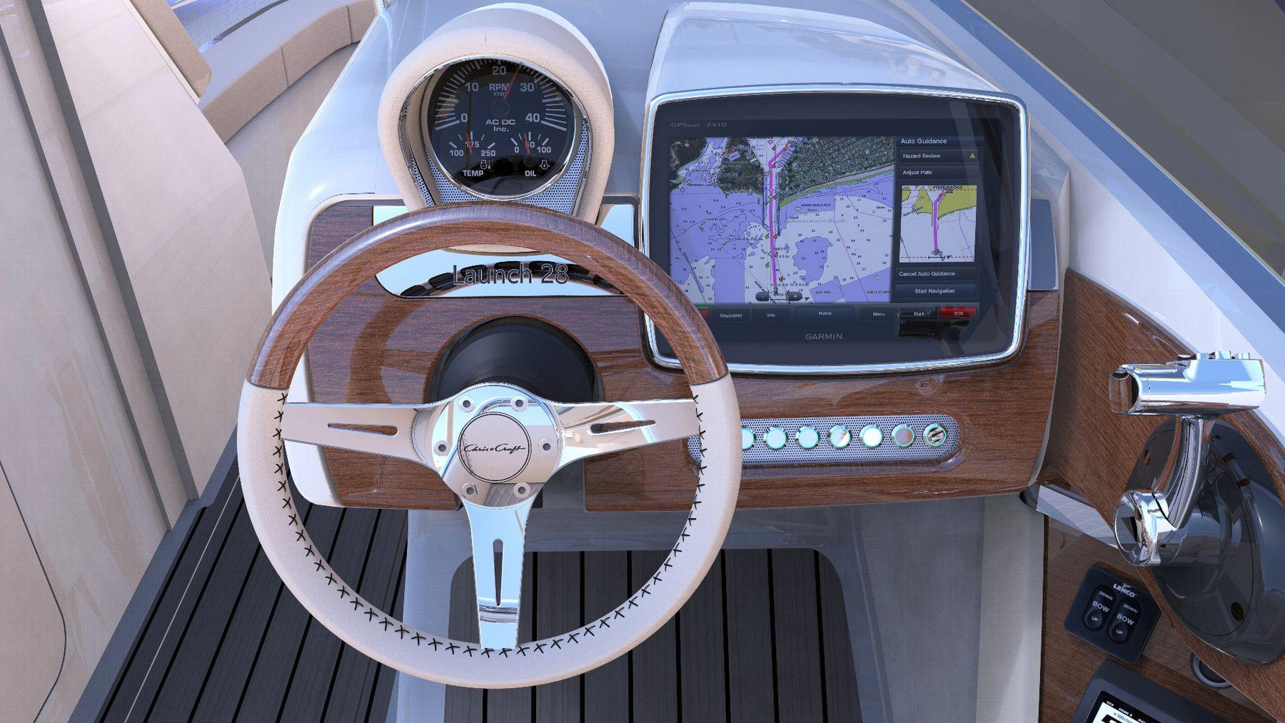 Chris Craft Launch 28 GT outboard